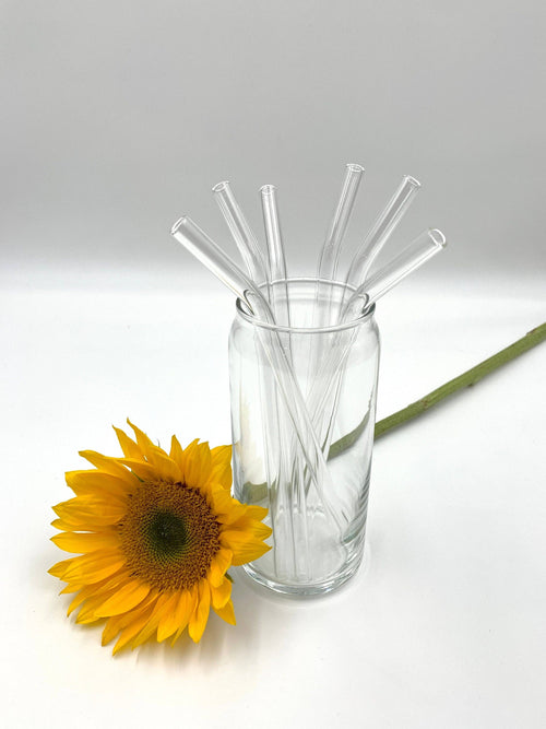 Glass Straw- Curved-Drinkware-The Gray Barn Boutique, Templeton Massachusetts