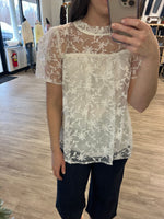 Lacey Days Short Sleeve Top