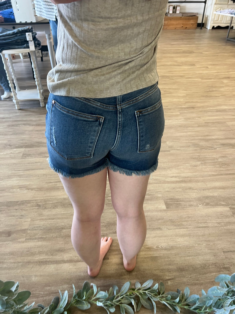 2 Button Dad Shorts by Judy Blue