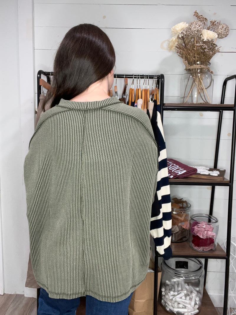 Fall Favorite Long Sleeve in Olive