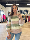 Knit Color Block Sweater