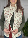 Floral Quilted Vest