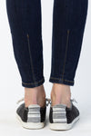 Dark Wash Yoke Seam Skinny Jeans by Judy Blue-Jeans-The Gray Barn Boutique, Templeton Massachusetts