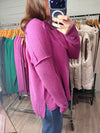 Fall Favorite Long Sleeve in Plum