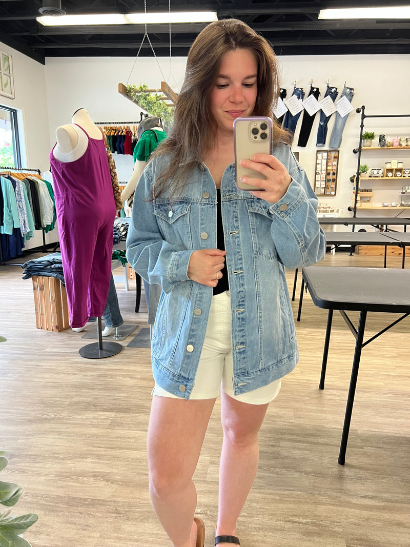Oversized Denim Jacket by Risen