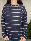 Navy Striped Long Sleeve
