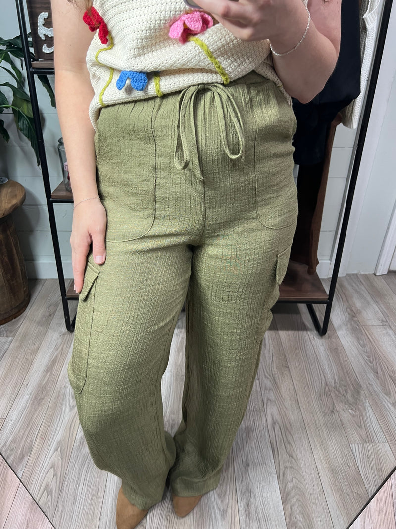 Straight Leg Cargo Pants