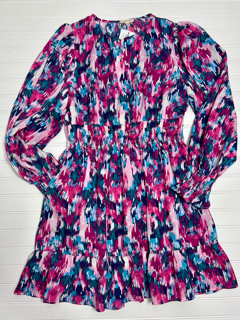 jewel tone long sleeve dress Jewel Neckline Long Sleeve A-Line Silhouette Gown Blue