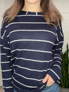 Navy Striped Long Sleeve