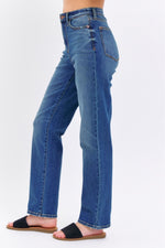 High Waist Straight Fit Jeans by Judy Blue