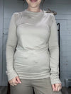 Basic Crew Neck Long Sleeve in Light Mocha