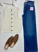 Sleeveless Knit Cardigan