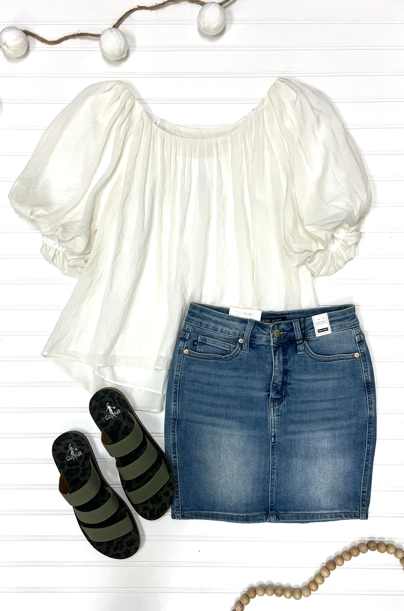 Off White Blouse
