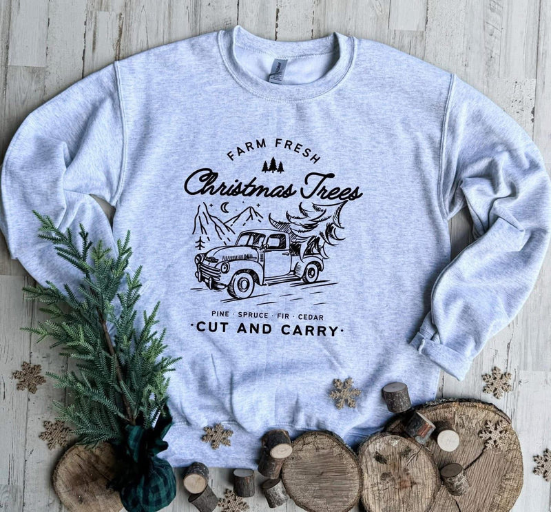 PREORDER - FARM FRESH TREES CREWNECK