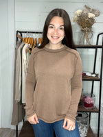 Fall Favorite Long Sleeve in Brown