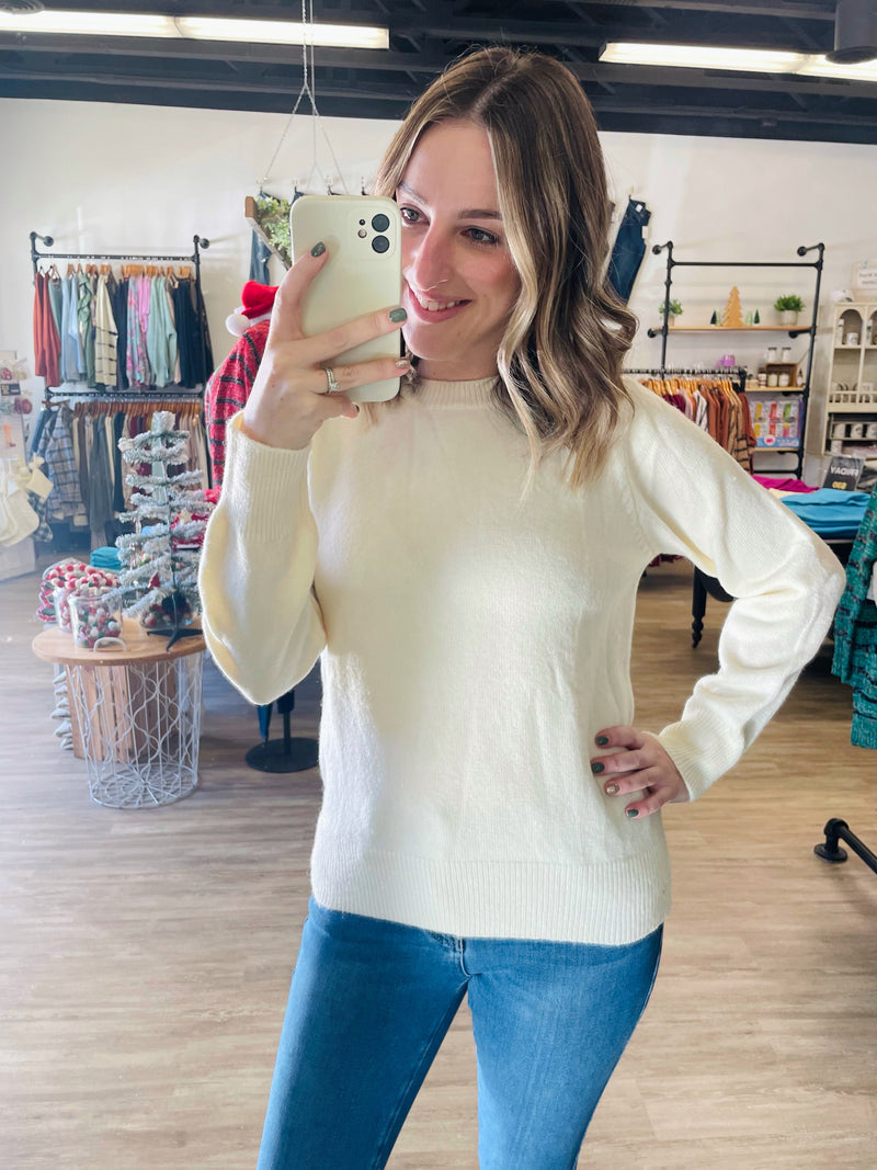 Everyday Sweater in Ivory