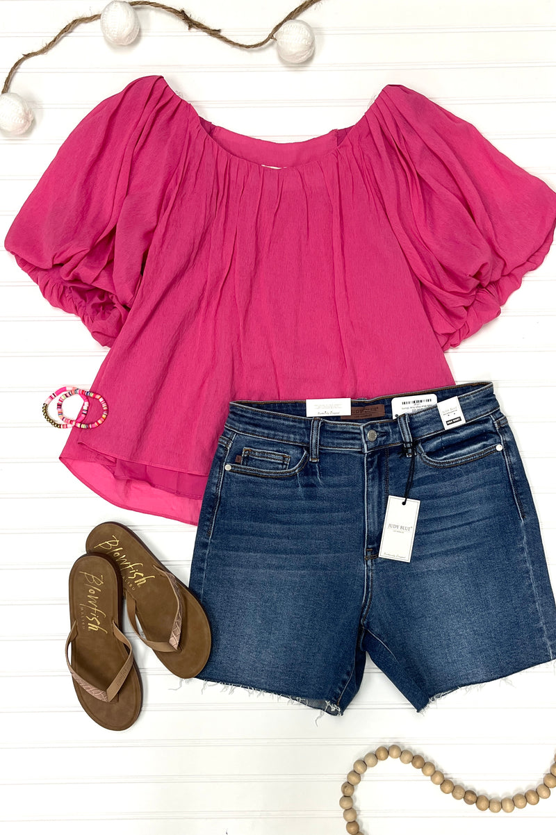Hot Pink Blouse