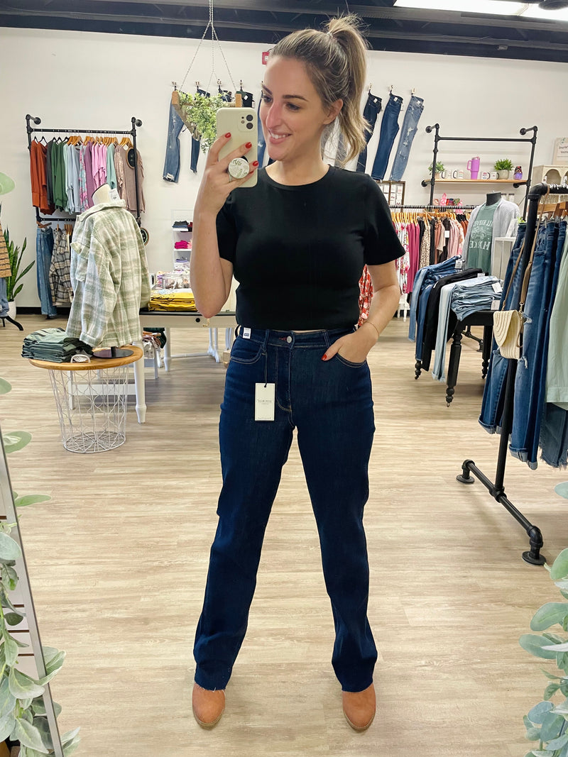 Vintage Straight Leg Jeans by Judy Blue