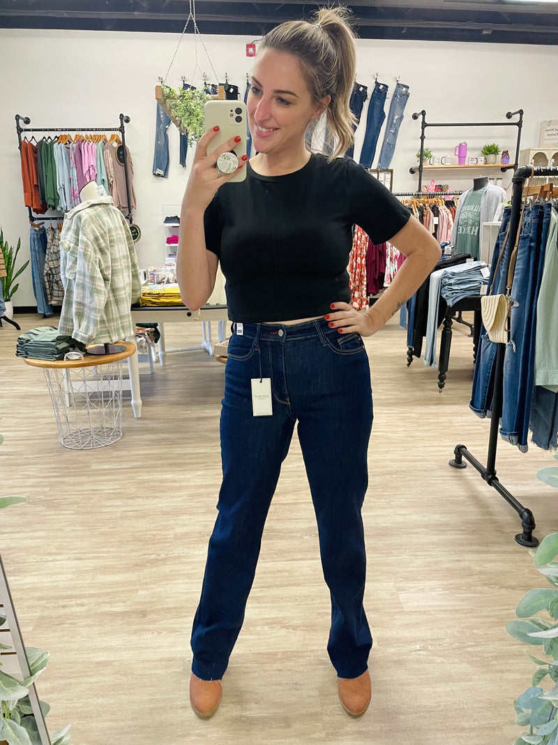 Vintage Straight Leg Jeans by Judy Blue
