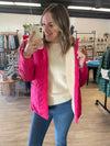 Quilted Jacket in Bright Pink