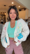 Pastel Flower Cardigan