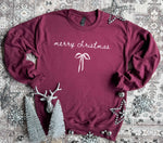 PREORDER - MERRY CHRISTMAS BOW CREWNECK