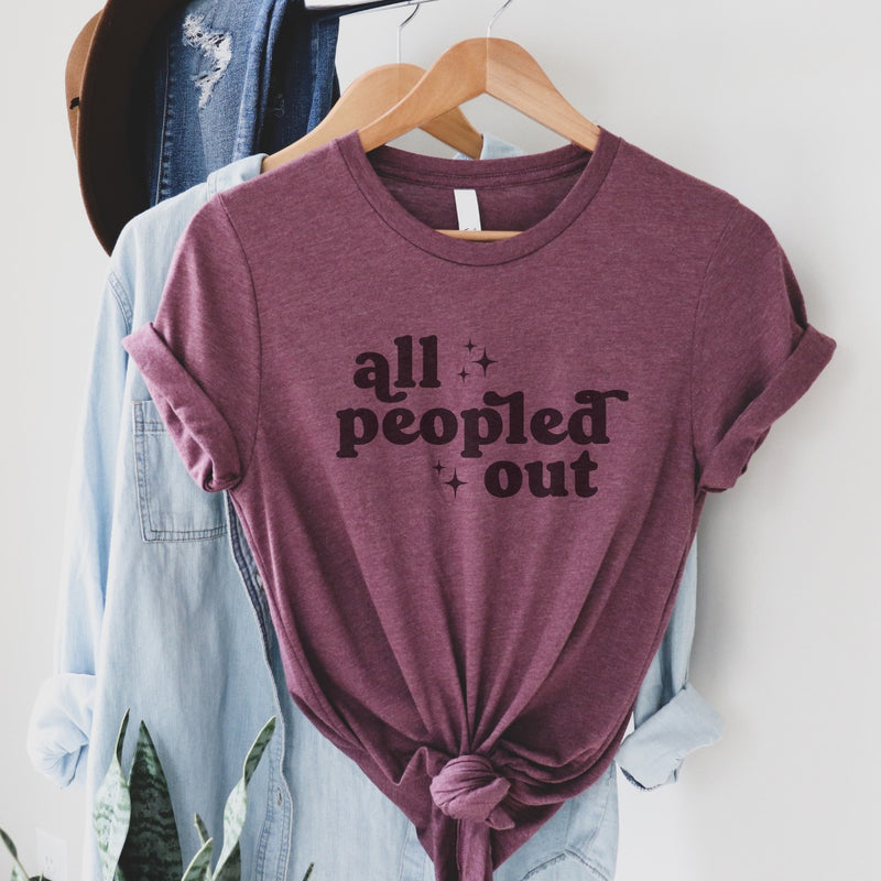 All Peopled Out Graphic T