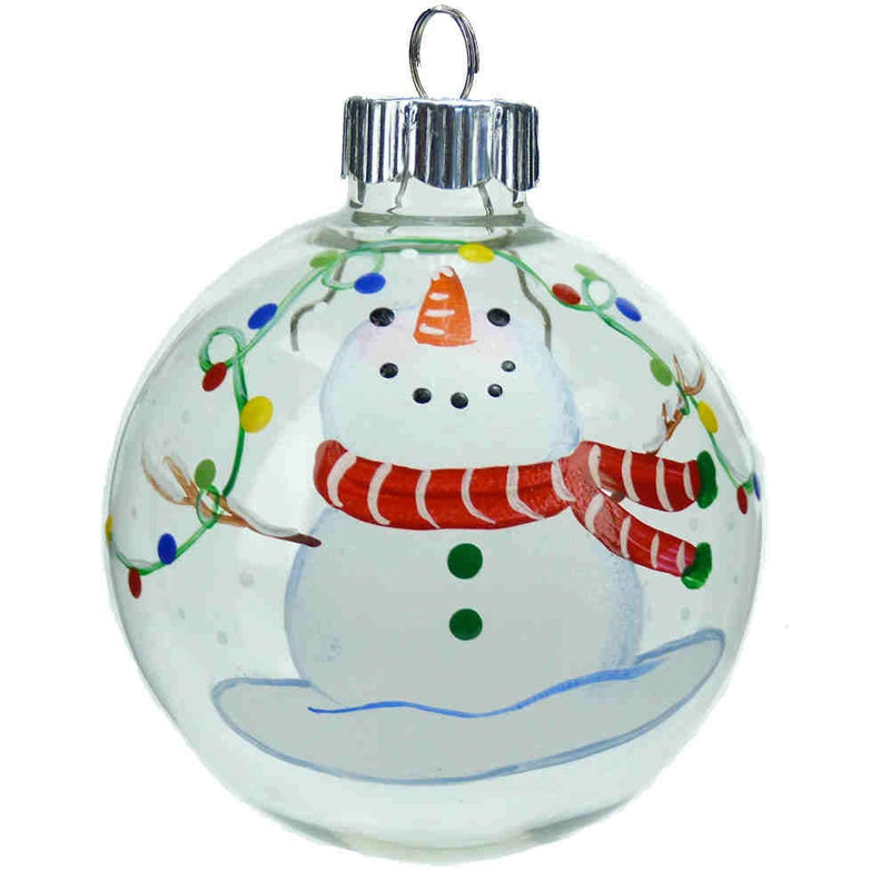 Snowman with Lights Ornament
