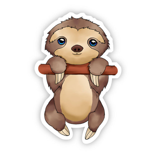 Baby Sloth Sticker-The Gray Barn Boutique, Templeton Massachusetts