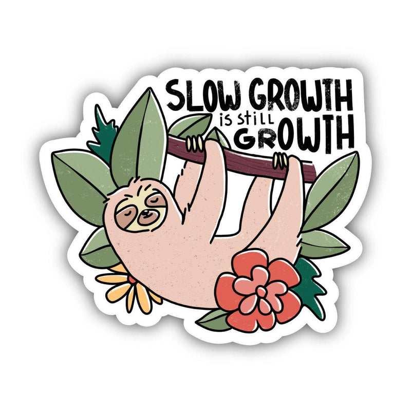 Slow Growth Is Still Growth - Sloth-The Gray Barn Boutique, Templeton Massachusetts