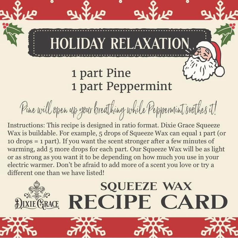 Christmas Squeeze Wax (6 scents)-Home Decor-The Gray Barn Boutique, Templeton Massachusetts