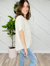 All Wrapped Up Top in Beige-The Gray Barn Boutique, Templeton Massachusetts