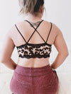 Lace Criss-Cross Bralettes-Tops-The Gray Barn Boutique, Templeton Massachusetts