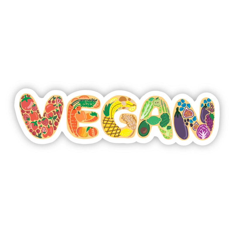 Vegan Lettering Sticker-The Gray Barn Boutique, Templeton Massachusetts