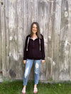 Terry Pile Blend Essential Hoodie-Tops-The Gray Barn Boutique, Templeton Massachusetts