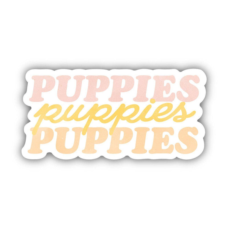 Puppies Puppies Puppies Sticker