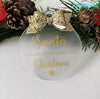 Santa Stop Here Ornament-The Gray Barn Boutique, Templeton Massachusetts