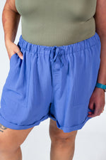 Fun in the Sun Casual Linen Shorts-Bottoms-The Gray Barn Boutique, Templeton Massachusetts