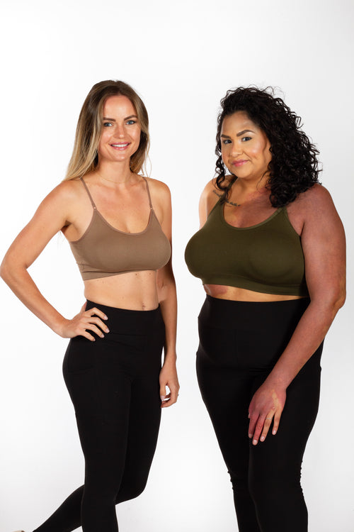 Simple Cross-Back Bralette-Tops-The Gray Barn Boutique, Templeton Massachusetts