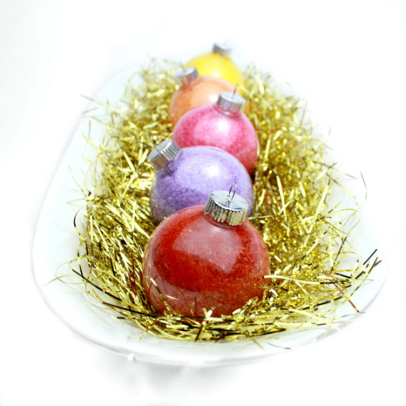 Christmas Ornament Bath Salts-The Gray Barn Boutique, Templeton Massachusetts