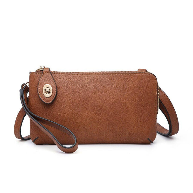 M1818 Kendall Crossbody/Wristlet w/ Twist Lock Closure-The Gray Barn Boutique, Templeton Massachusetts