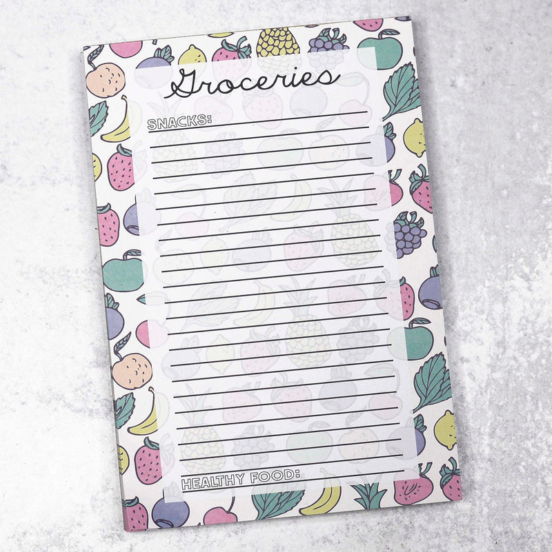 Groceries Notepad-Home Decor-The Gray Barn Boutique, Templeton Massachusetts