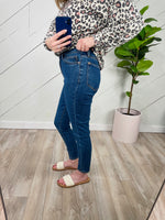 Judy Blue Stone Wash Skinnies-Jeans-The Gray Barn Boutique, Templeton Massachusetts