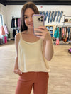 Cream Scalloped Cami