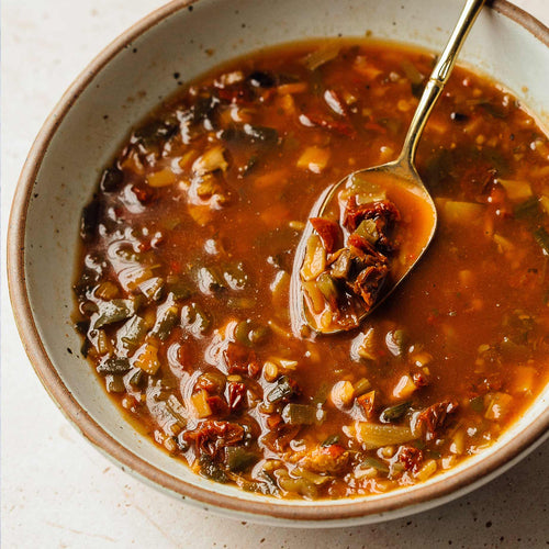 Sundried Tomato Vegetable Soup-Snacks-The Gray Barn Boutique, Templeton Massachusetts