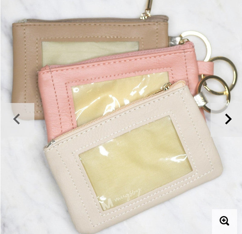 Key Ring ID Wallet-Accessories-The Gray Barn Boutique, Templeton Massachusetts